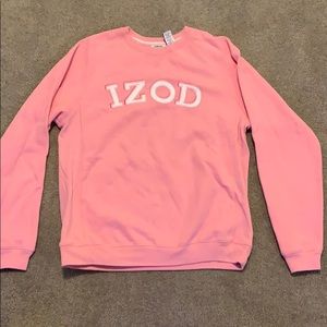 Pink IZOD sweatshirt